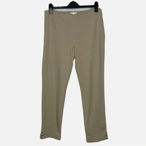 Spanner Women’s Trousers Pants Taupe Stretch Sz 14 Neutral Career Wear Comfort - Picture 11 of 11